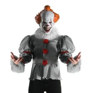 IT Chapter 2 Men's Adult Costume Shirt, Collar, And Mask Sz Standard